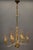 Italian Murano Glass Eight-Light Chandelier with Golden Accents, 1970s For Sale - Image 9 of 18
