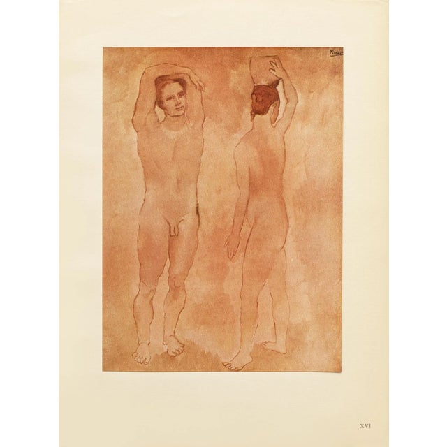 1948 After Pablo Picasso "Les Adolescents", First Edition Period Parisian Offset Lithograph For Sale - Image 9 of 10