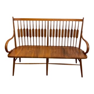 Mid-Century Modern Kipp Stewart for Drexel Bench For Sale