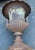 Huge Antique Late Victorian French Heavy Cast Iron Outdoor Planter Urn W/ Handle For Sale - Image 13 of 17