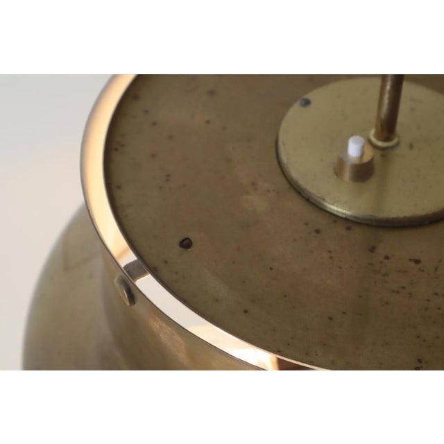 Swedish Brass Bumling Pendant Light by Anders Pherson for Atelje Lyktan, 1960s For Sale - Image 11 of 17