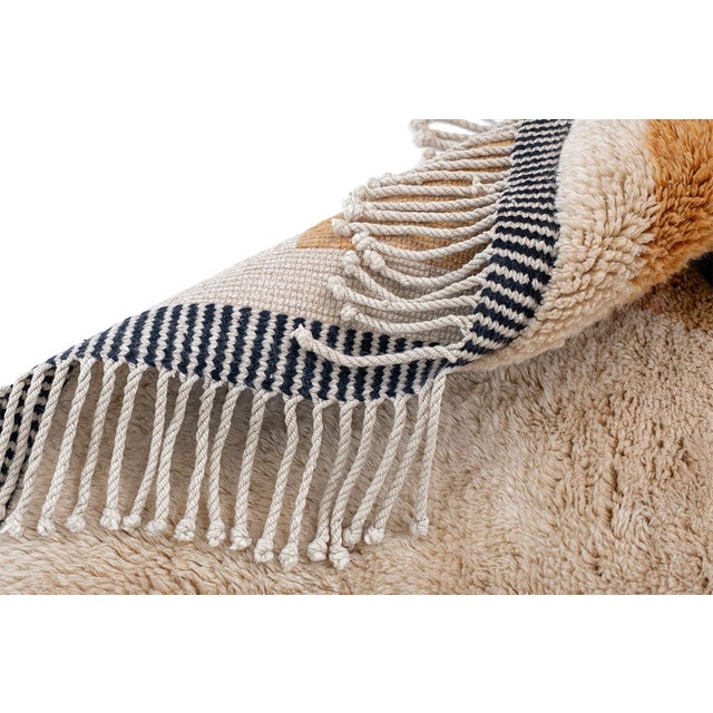 Contemporary Premium Hand-Knotted Moroccan Wool Rug | 11'7" X 8'7" | One of a Kind For Sale - Image 3 of 10