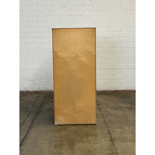 1960s Danish Vertical Tambour File Cabinet For Sale - Image 10 of 12