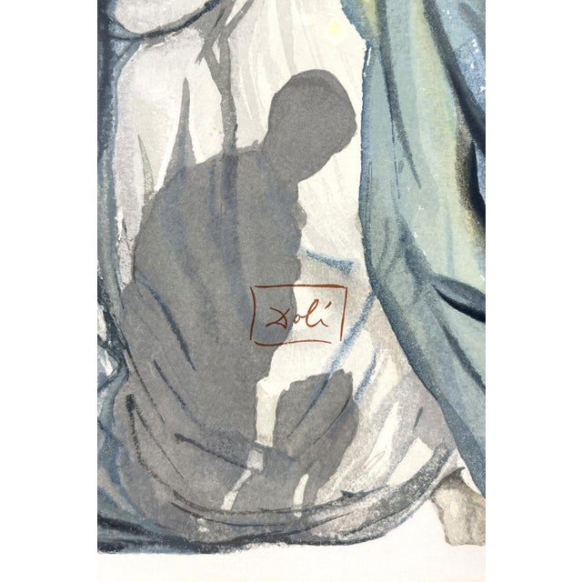 Modern After Dali, Composition, Etching, Framed For Sale - Image 3 of 7