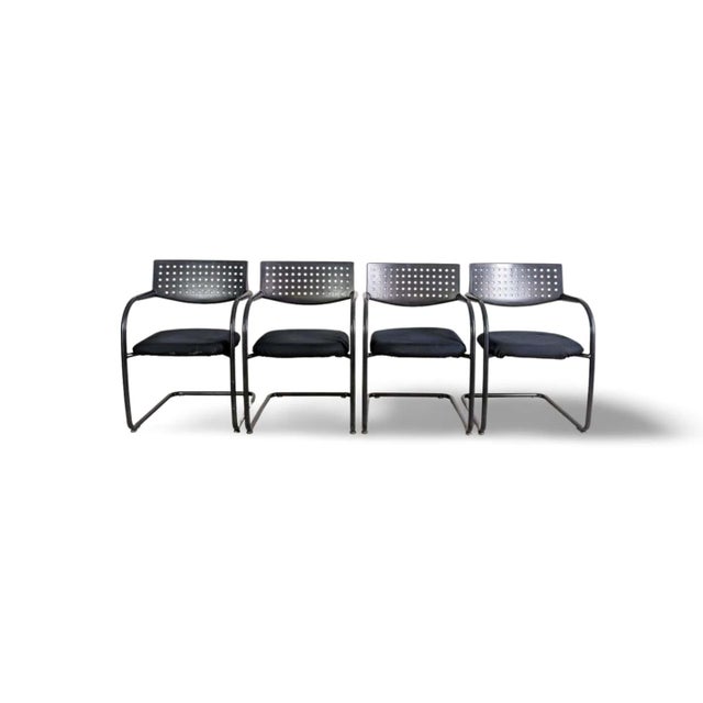 Visavis Cantilever Armchairs from Vitra, Set of 4 For Sale - Image 12 of 12