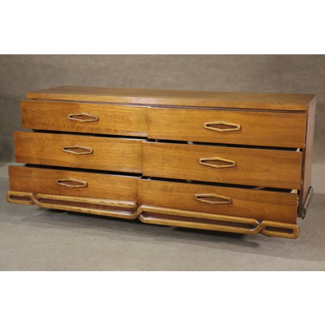 Mid 20th Century Mid 20th Century Mid-Century 6 Drawer Dresser For Sale - Image 5 of 12