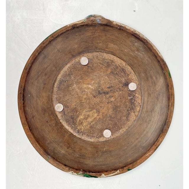 Green French Green Glazed Tian Bowl for Basin From Provence For Sale - Image 8 of 8