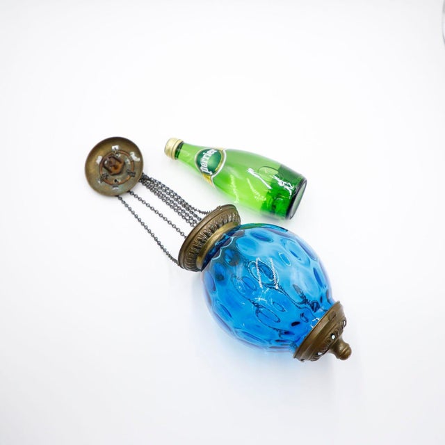 1920s Vintage Hanging Candle Lantern For Sale - Image 5 of 5