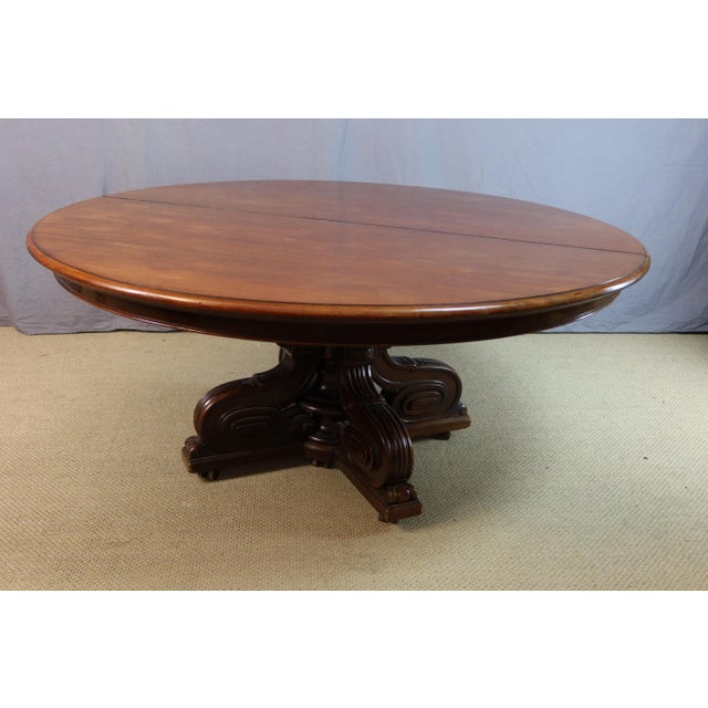 Large Dining Table from Maison Jeanselme, Paris, France For Sale - Image 10 of 15