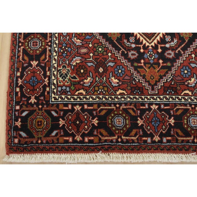 Textile Goltogh Rug 2’7” X 4’1” Red Wool Vintage Traditional Hand-Knotted Carpet For Sale - Image 7 of 10