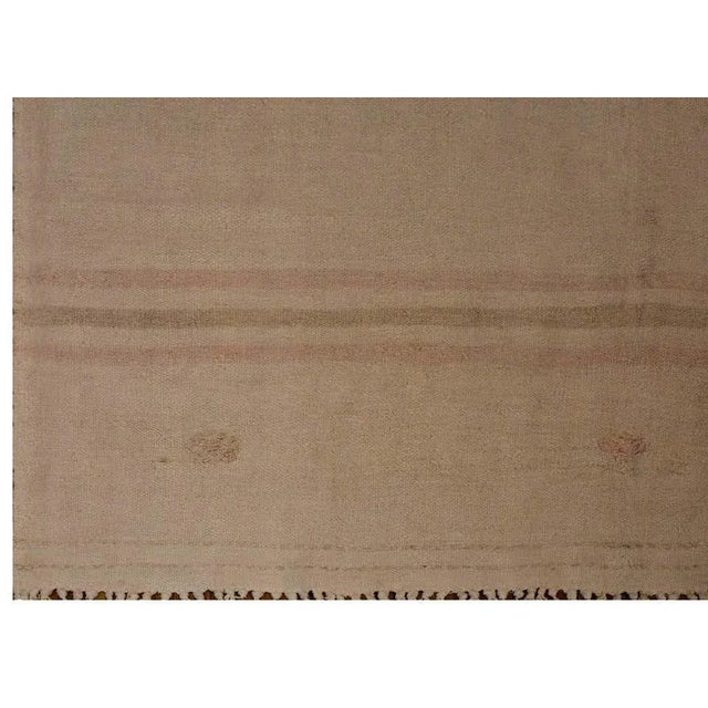 Taupe Mid-20th Century Turkish Kilim For Sale - Image 8 of 10