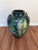 20th Century Hand-Painted Ceramic Urn With Rainforest & Parrot Motif For Sale - Image 10 of 15