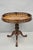 Late 20th Century Georgian Chippendale Fretwork Gallery Round Mahogany Occasional Side Table For Sale - Image 12 of 12