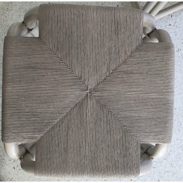Contemporary McGuire Furniture Nicole Hollis Rollick Rattan Modern Coastal Woven Counter Stools Set of 4 For Sale - Image 3 of 6