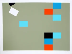 "Nine Units on Mint" Kyohei Inukai Serigraph