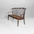 Italian Wood and Vienna Straw Bench, 1970s For Sale - Image 4 of 18