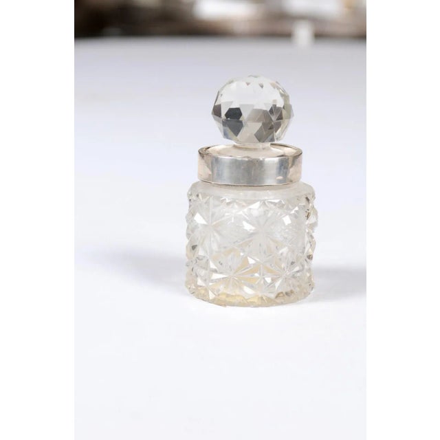 English 19th Century English Crystal and Silver Jug For Sale - Image 3 of 11