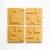 Not Yet Made - Made To Order Brutalist Concrete Wall Art in Warm Yellow by Toms Factory, Set of 4 For Sale - Image 5 of 5