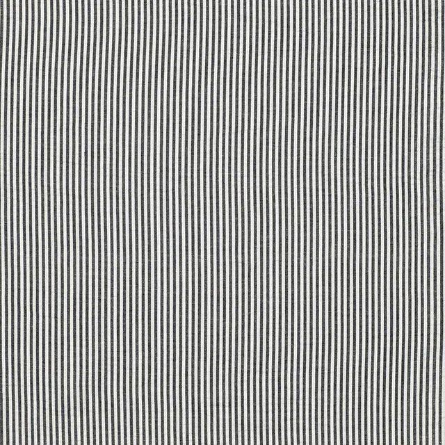 Contemporary Sample - Schumacher Bailey Seersucker Fabric in Black For Sale - Image 3 of 3