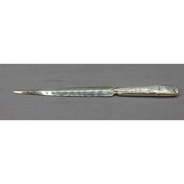 Mid 20th Century 1947-55 Tiffany & Co. Sterling Silver Deco-Art Moderne Letter Opener For Sale - Image 5 of 9
