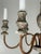 Early 20th Century Antique European Painted Wood and Iron Six-Light Chandelier For Sale - Image 5 of 12