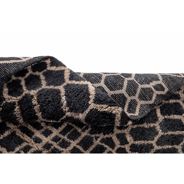 Early 21st Century Hand-Knotted Wool Rug by Azele Studio For Sale - Image 5 of 10