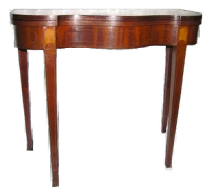 Antique American Federal Mahogany Card Table Circa 1800