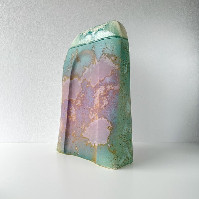 Tony Evans 20th Century Tony Evans Raku Vase For Sale - Image 4 of 11