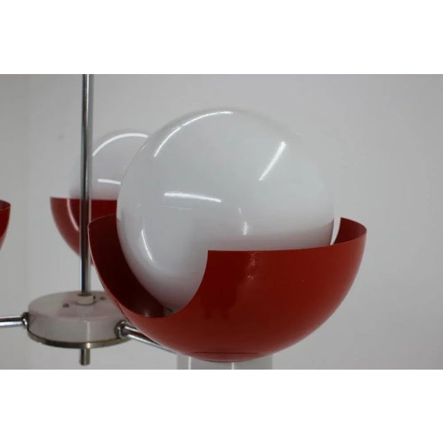 Space Age Chandelier attributed to Napako, Czechoslovakia, 1970s For Sale - Image 9 of 13