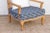 Provincial Cane With Indigo Seat Chair For Sale - Image 4 of 10