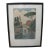Bela Sziklay Canals of Venice Gondola Italy Framed Signed Color Etching Print #2 For Sale