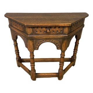 Ipswich Oak Side Table, 1920 For Sale