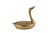 1970s Vintage Brass Swan Trinket Box For Sale - Image 5 of 12