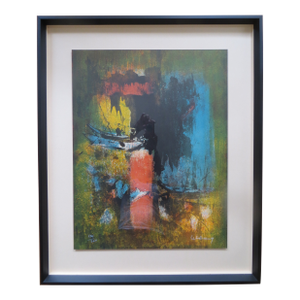 Original Lithograph 124/260 Signed Hoi Lebadang (1921-2015), Framed