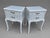1900 - 1909 1900s French Louis XVI Mint Beech Nightstands-Pair For Sale - Image 5 of 10