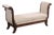 French 1860s Empire Style Walnut Bench with Out-Scrolled Sides and Swan Figures For Sale