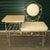 Antique Vintage Telephone Gossip Metal Ornate Bench. Overall good average condition. See pics. Measuring "35.75 H x "36 W...
