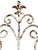 Featuring elegant scrolling details, a decorative fleur-de-lis finial, and a gracefully curved lattice basket, this...