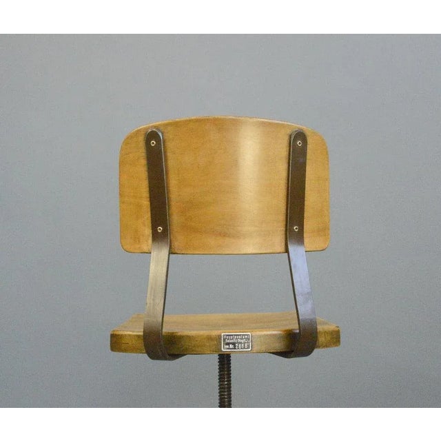 1920s Swivel Chair Model XIII by Robert Wagner for Rowac, 1920s For Sale - Image 5 of 10