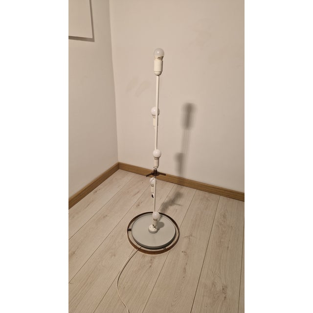 LT316 Sfumata Totem Floor Lamp in Sfumate Murano Glass, Brass and Metal by Carlo Nason for AV Mazzega, 1980s For Sale - Image 13 of 17