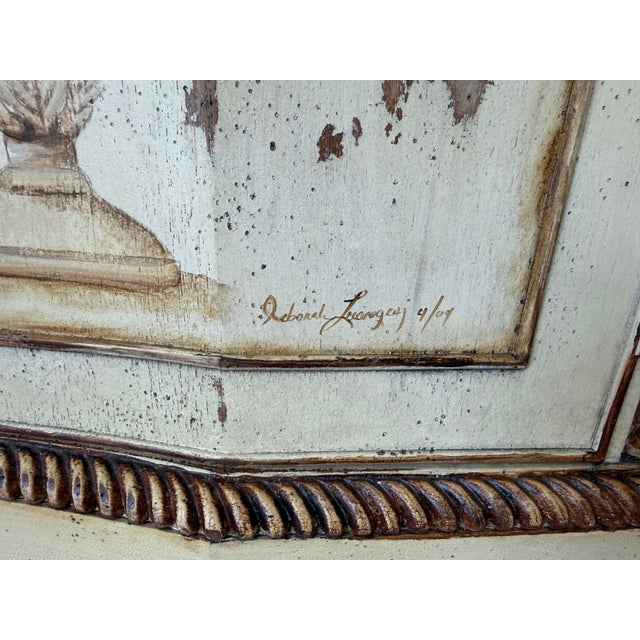 Vintage Habersham Palm Beach French Country Hand-Painted Distressed Finish Chests – A Pair For Sale In Miami - Image 6 of 12