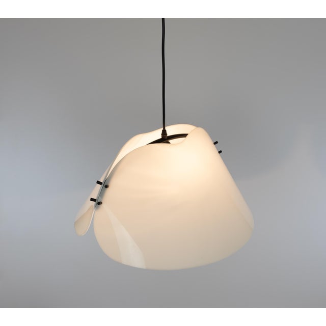 Black Melilla Pendant Light by Vico Magistretti for Oluce, 1970s For Sale - Image 8 of 9