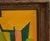 Mid 20th Century Mid Century Abstract Painting in Yellow, Signed For Sale - Image 5 of 8