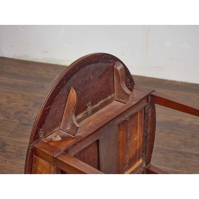 Wood English 19th Century Mahogany Pembroke Table With Tapered Legs on Casters For Sale - Image 7 of 13