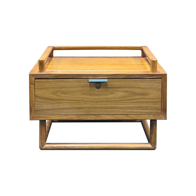 Enhance your living space or bedroom with this stylish accent nightstand, beautifully crafted from real wood and finished...