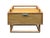 Enhance your living space or bedroom with this stylish accent nightstand, beautifully crafted from real wood and finished...
