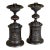 Pair Empire Style Bronze Candle Holders For Sale