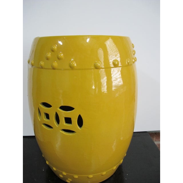 Chinese Sunshine Yellow Ceramic Garden Stool Chairish