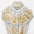 Glass Directoire Crystal and Gold Vases, Set of 2 For Sale - Image 7 of 13