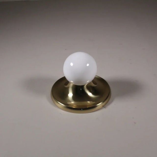 Light Ball Gold Wall Lamp by Achille Castiglioni for Flos For Sale - Image 3 of 6